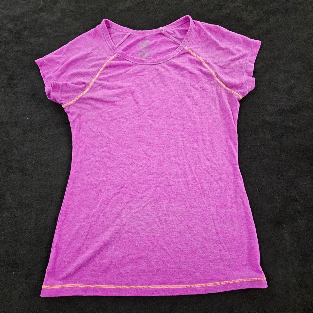 Avia Pink Short Sleeve‎ Polyester & Rayon Performance T-Shirt Women's S